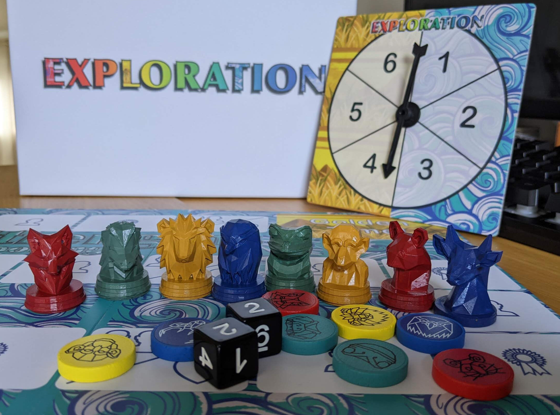 An image of the ‘Exploration’ board game, made by Lucky Fox Studio in partnership with Stronger Families Norfolk and Suffolk